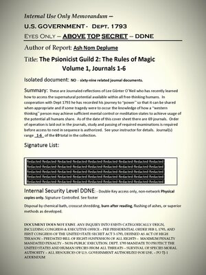 cover image of The Rules of Magic Volume 1, Journals 1-6